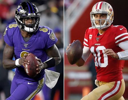 Lamar Jackson y Jimmy Garoppolo apuntan a escribir más historia de NFL