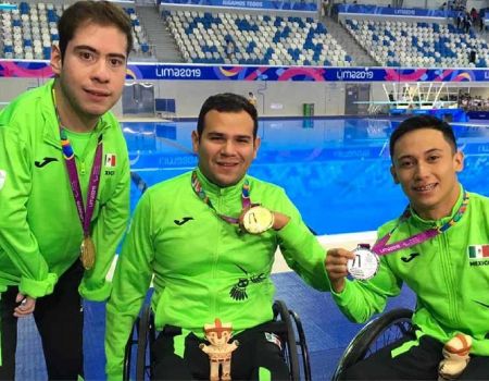 Paraatletas mexicanos consiguen récord de medallas en Lima 2019.