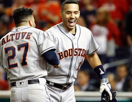 ¡Serie Mundial de visitantes! Astros están a un triunfo del título, pero van a casa