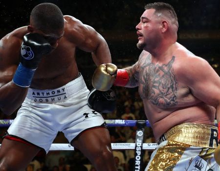  Andy Ruiz le pone color al pesaje