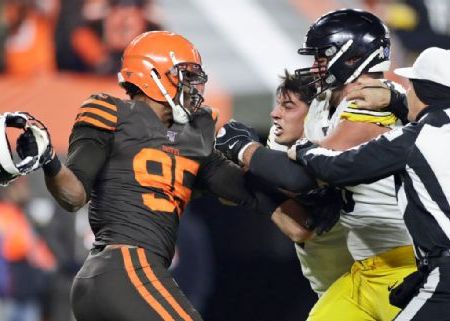 Después de la campal se espera una sanción a Myles Garrett ejemplar por parte de la NFL