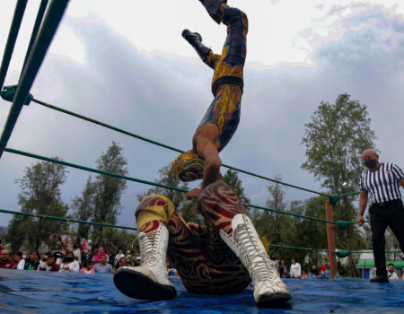 Chinampa Luchas celebran su segundo aniversario en Xochimilco